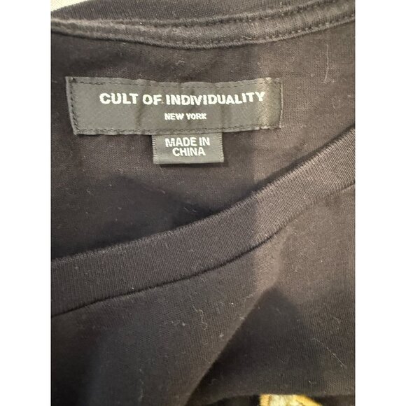 Cult of Individuality Black Graphic T-Shirt 3D Teddy Bear Shimuchan Logo Men’s S - Picture 7 of 10